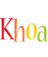 Khoa birthday logo