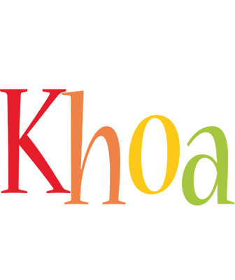 Khoa birthday logo