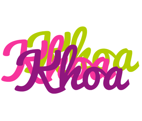 Khoa flowers logo