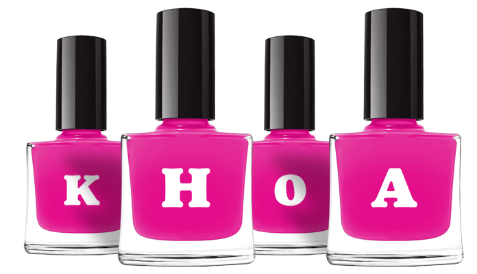Khoa nails logo