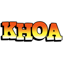 Khoa sunset logo