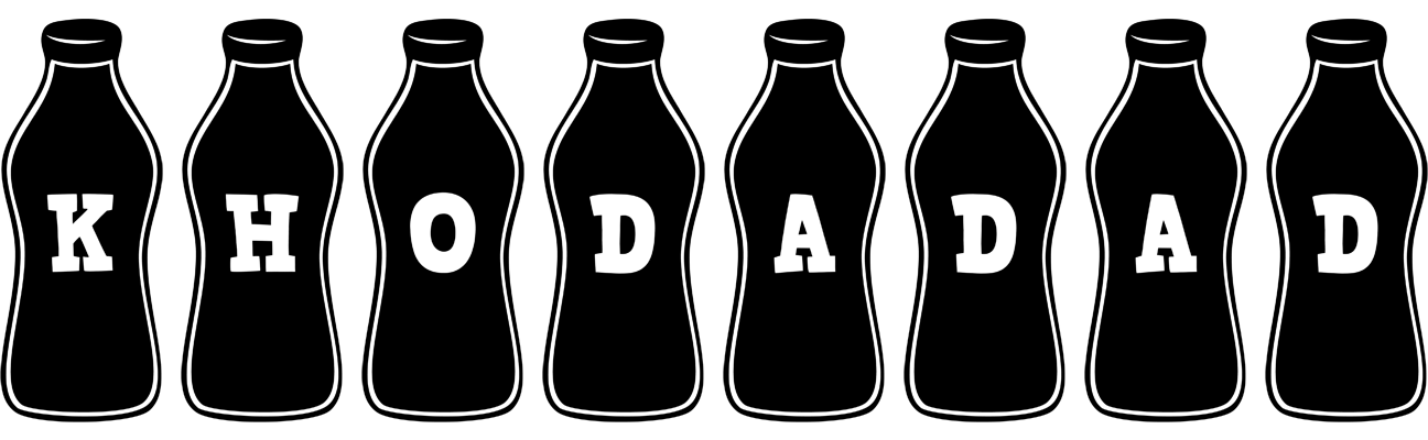Khodadad bottle logo