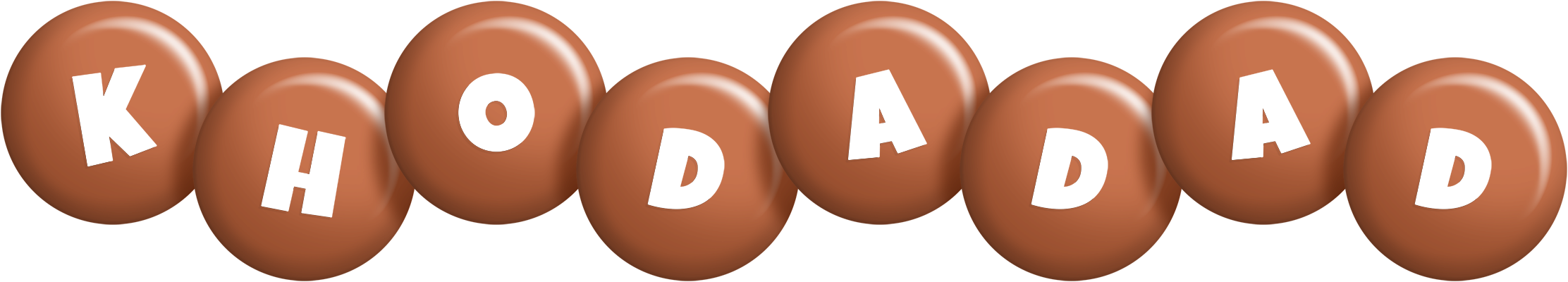 Khodadad candy-brown logo