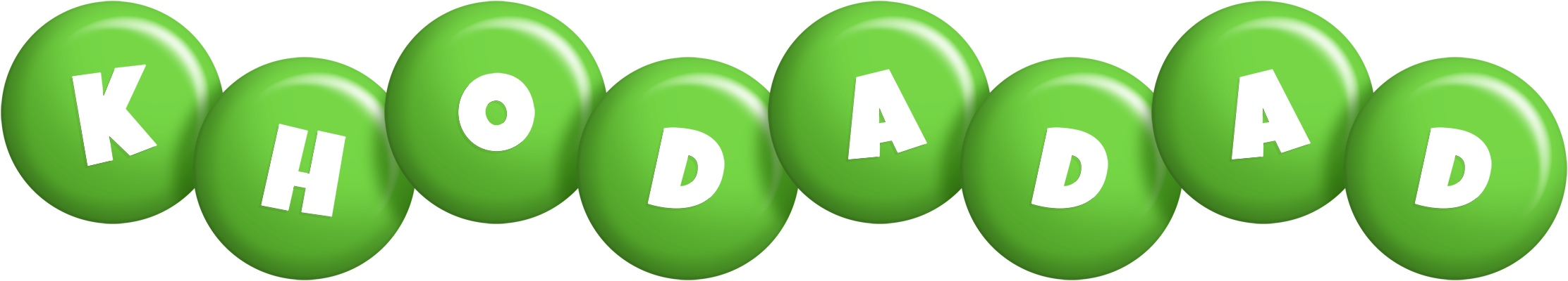 Khodadad candy-green logo