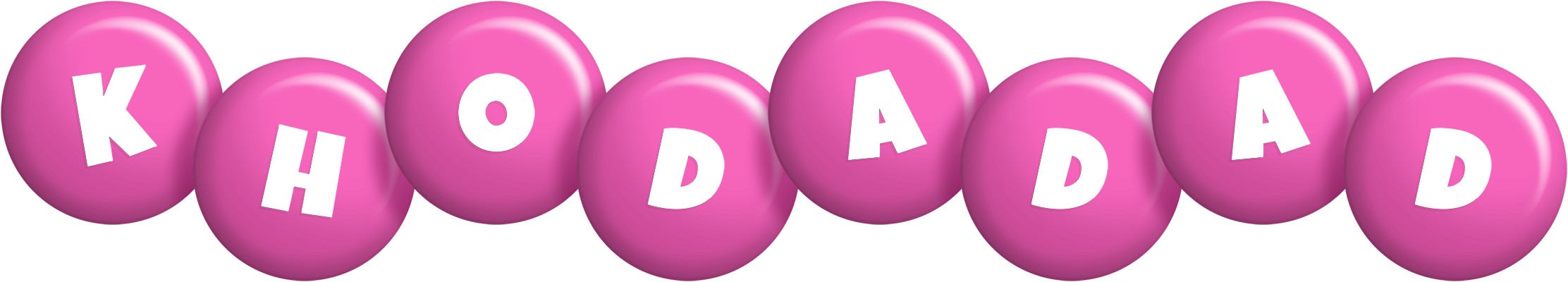 Khodadad candy-pink logo