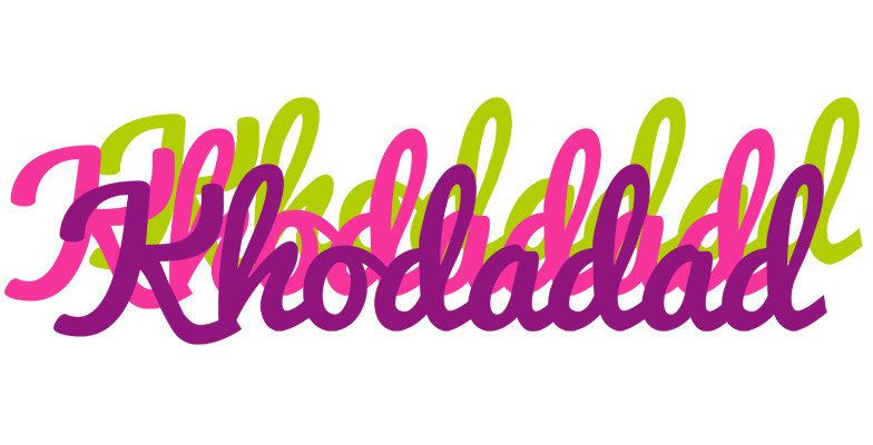 Khodadad flowers logo