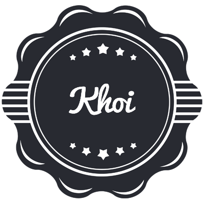 Khoi badge logo
