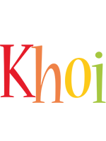 Khoi birthday logo