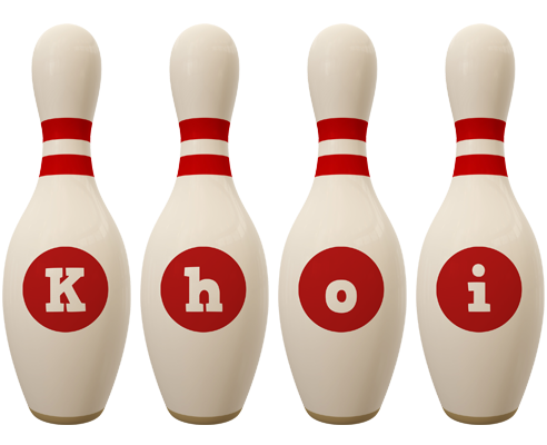 Khoi bowling-pin logo