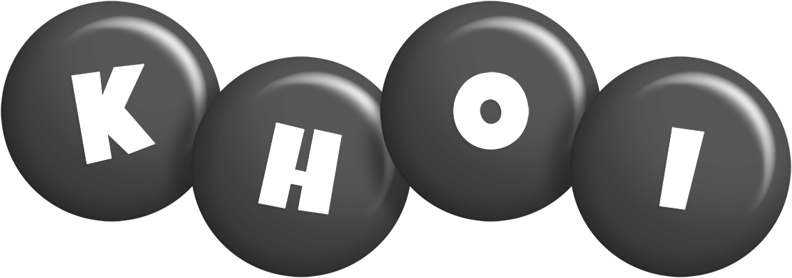 Khoi candy-black logo