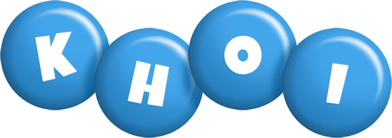 Khoi candy-blue logo