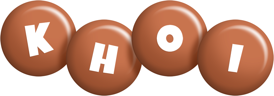 Khoi candy-brown logo
