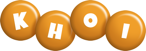 Khoi candy-orange logo