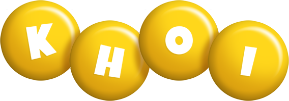 Khoi candy-yellow logo