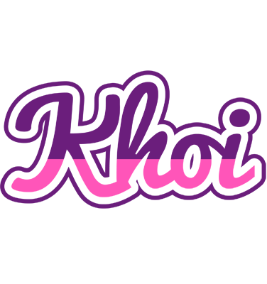 Khoi cheerful logo