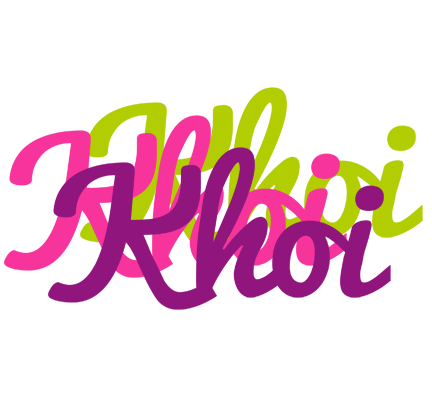 Khoi flowers logo