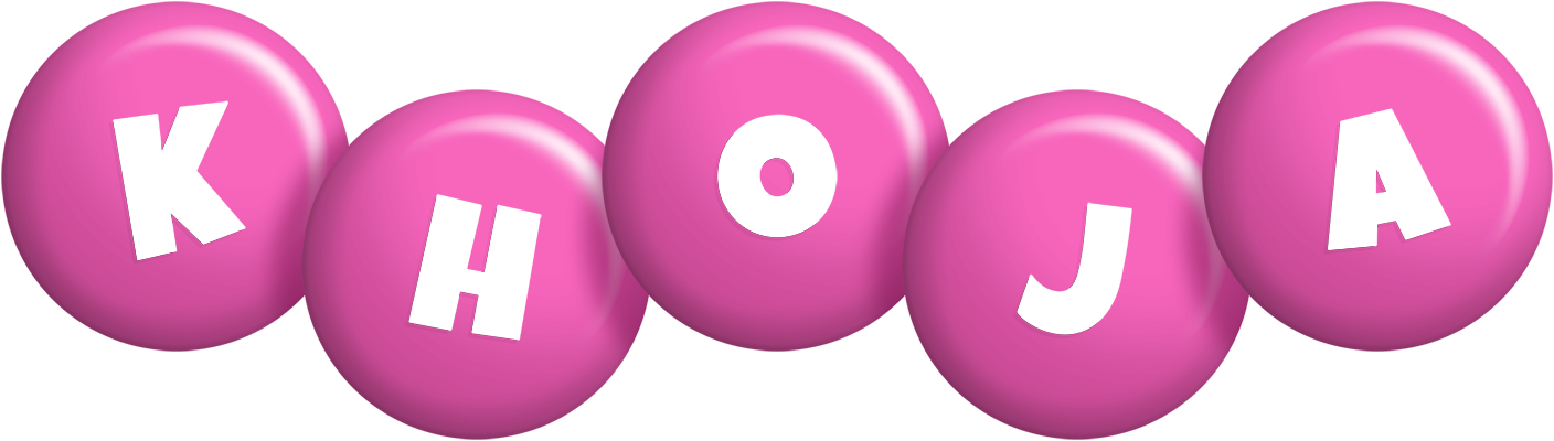 Khoja candy-pink logo