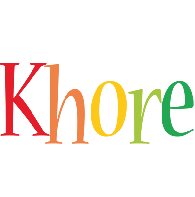 Khore birthday logo