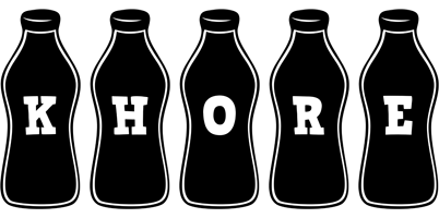 Khore bottle logo