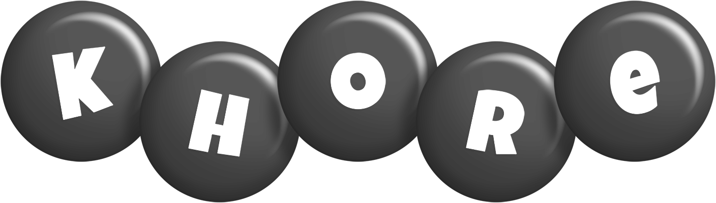 Khore candy-black logo