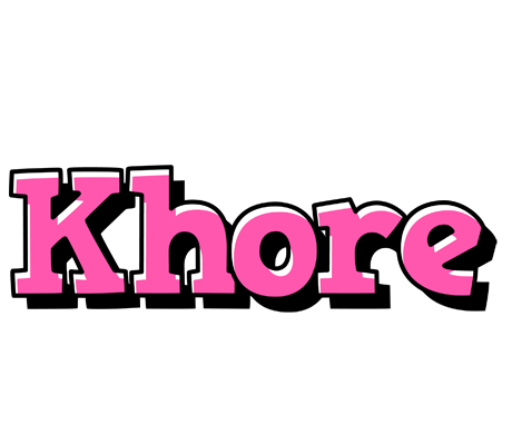 Khore girlish logo