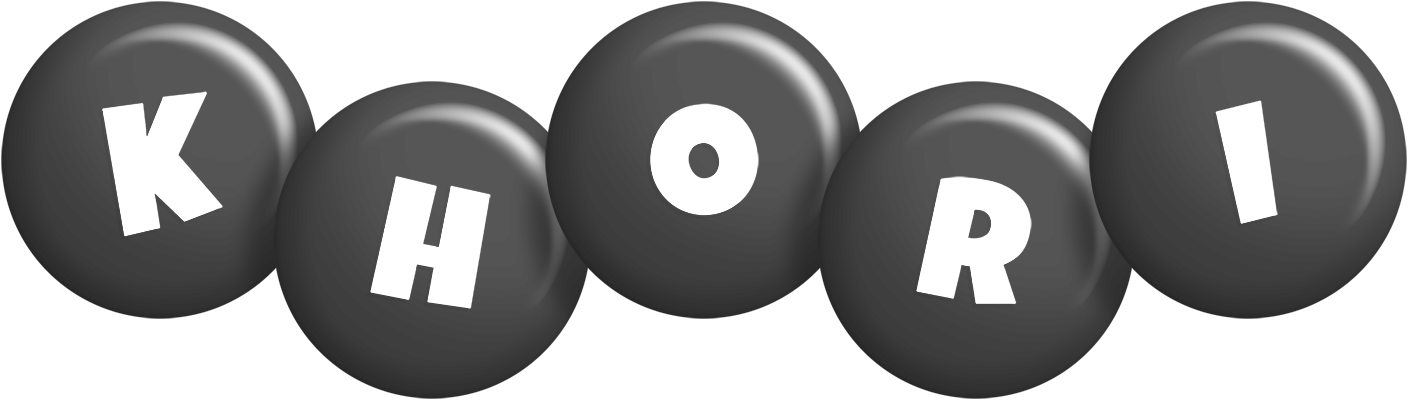 Khori candy-black logo