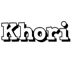 Khori snowing logo