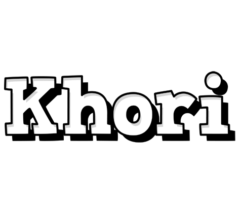 Khori snowing logo