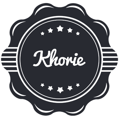 Khorie badge logo