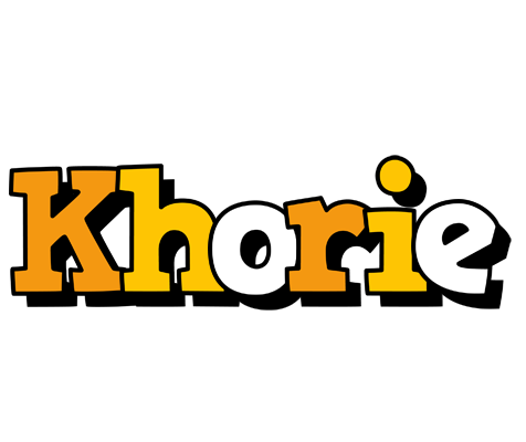 Khorie cartoon logo