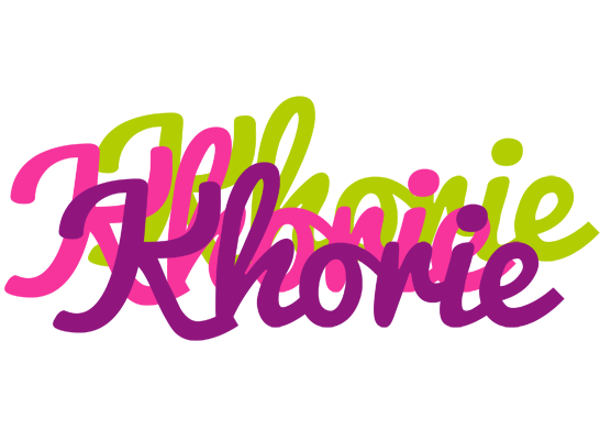 Khorie flowers logo