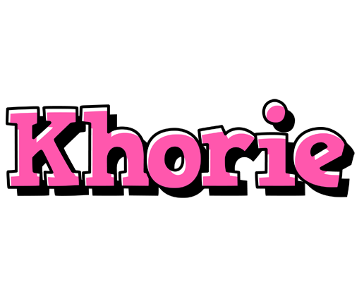 Khorie girlish logo