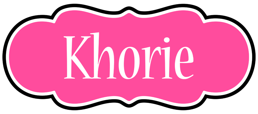 Khorie invitation logo