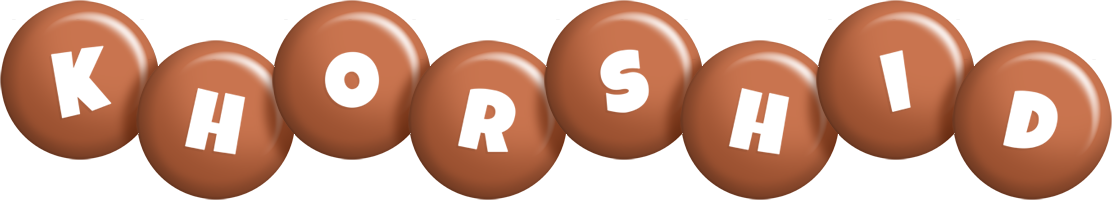 Khorshid candy-brown logo