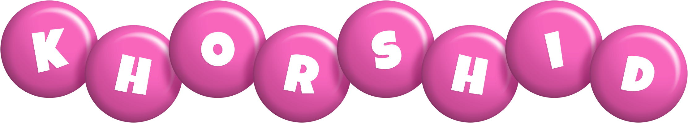 Khorshid candy-pink logo