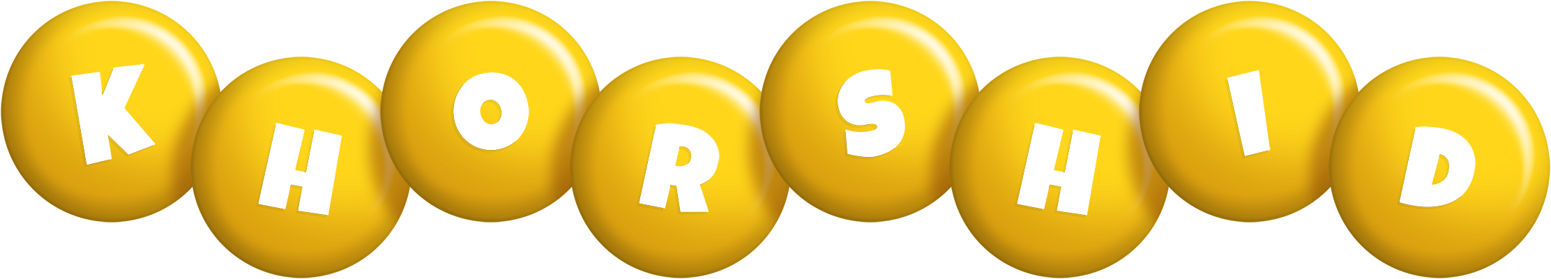 Khorshid candy-yellow logo