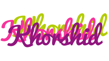 Khorshid flowers logo