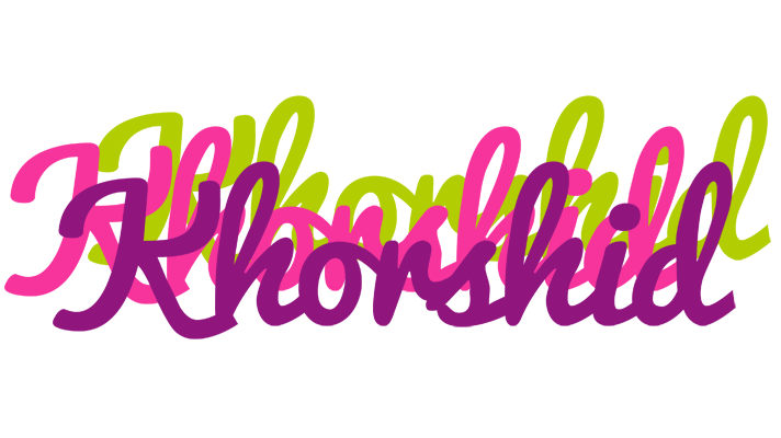 Khorshid flowers logo