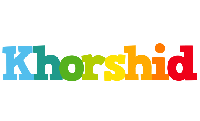 Khorshid rainbows logo