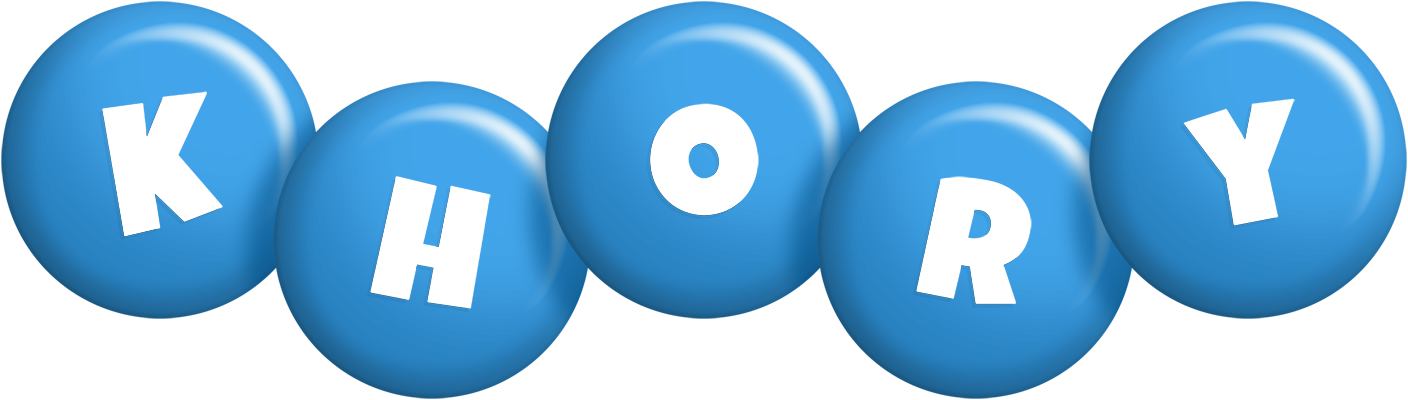 Khory candy-blue logo