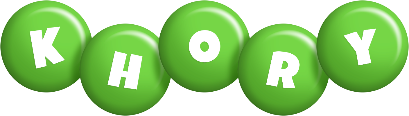 Khory candy-green logo