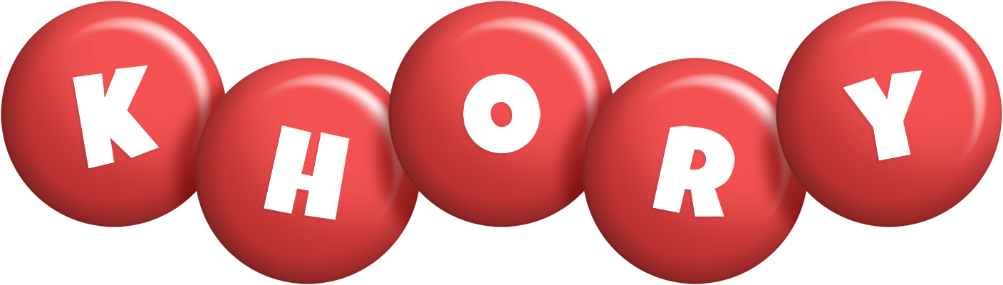 Khory candy-red logo
