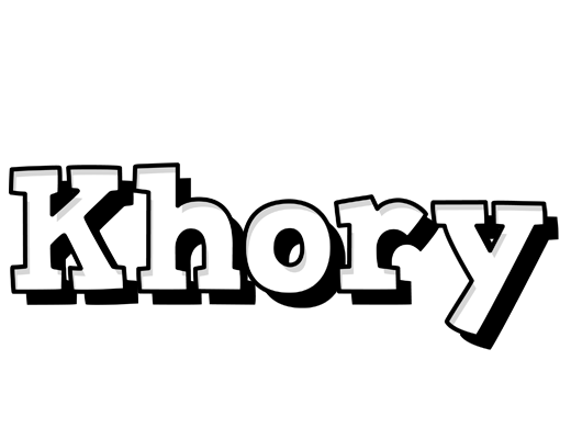 Khory snowing logo