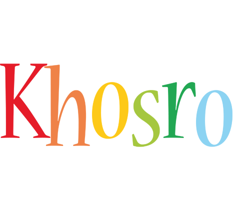 Khosro birthday logo