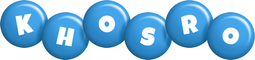 Khosro candy-blue logo