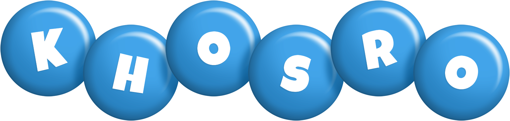 Khosro candy-blue logo
