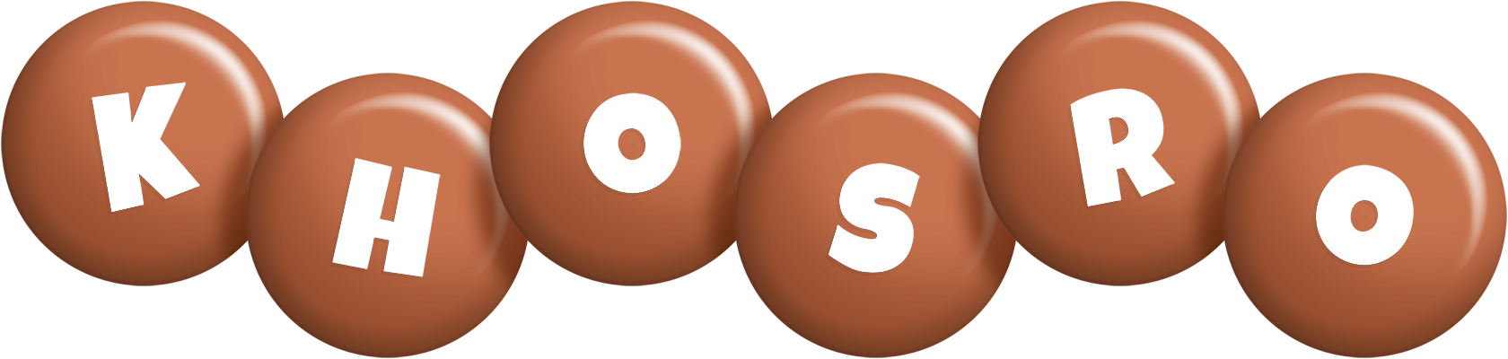 Khosro candy-brown logo
