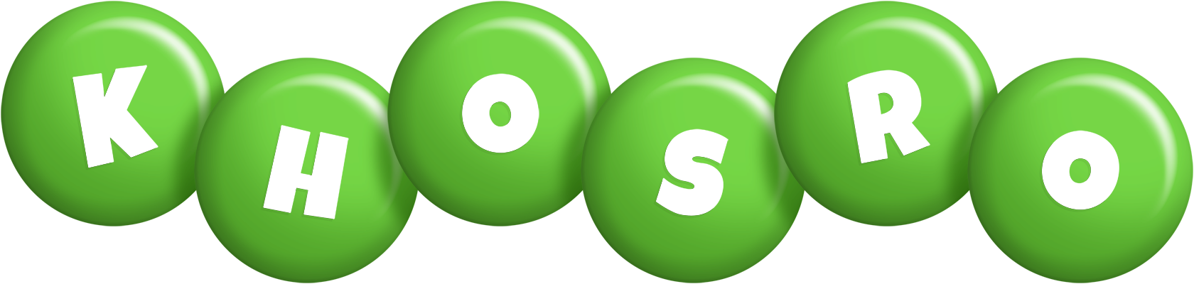 Khosro candy-green logo