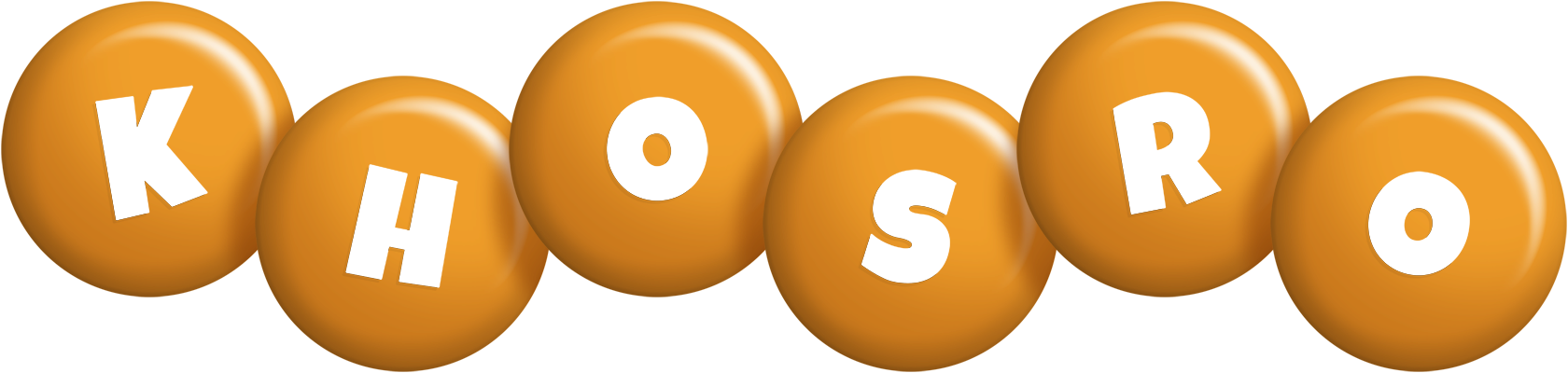 Khosro candy-orange logo