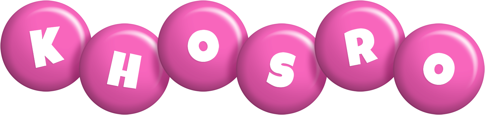 Khosro candy-pink logo